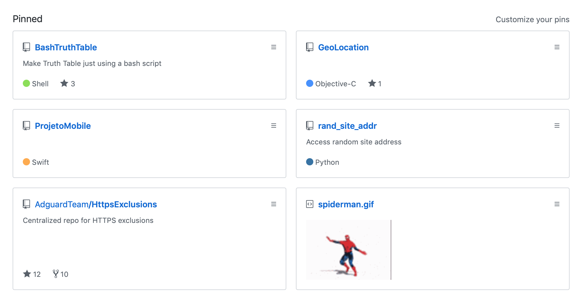 Exemplo de um Currículo no Github